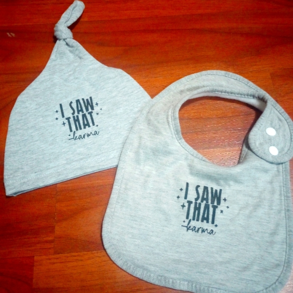 Baby Hat & Bib Set